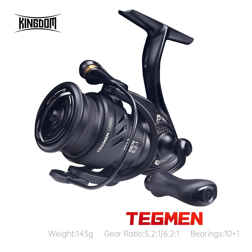 Abu Garcia Reel Revo - Kingdom tegmen 5.2:1 6.2:1 143กรัมรอกตกปลาแบบหมุนอัตราทดเกียร์ความเร็วสูงคาร์บอนไฟเบอร์ตัวถังลากปริมาณ10 +