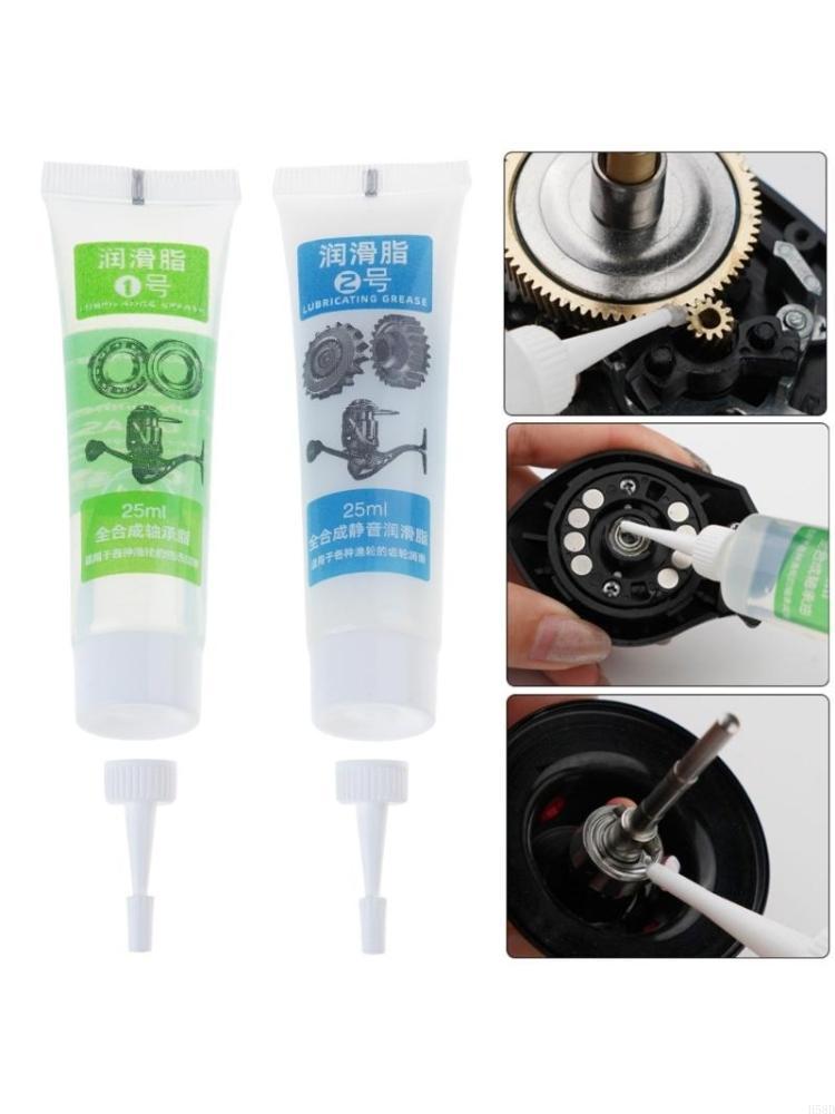 Reel Lubricant - ชุดจาระบีน้ำมันรอกตกปลาสำหรับรอกตกปลาและน้ำมันบำรุงรักษาแบริ่ง