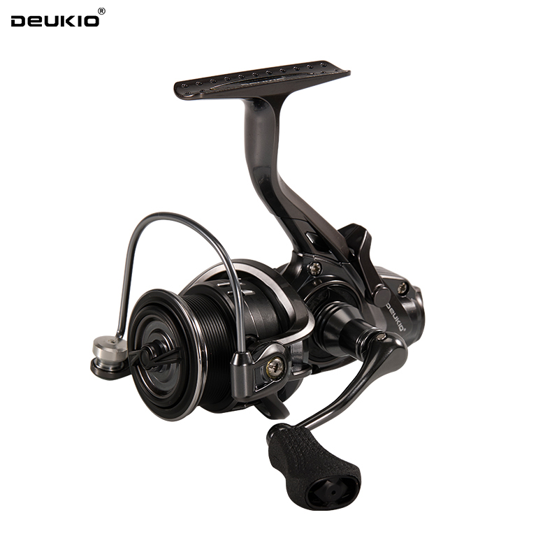 Trolling Reel - รอกตกปลา DEUKIO 2026 แบบเบรกคู่ขนาดเล็ก สำหรับตกปลาคาร์พ ตกปลาแบบฟีดเดอร์