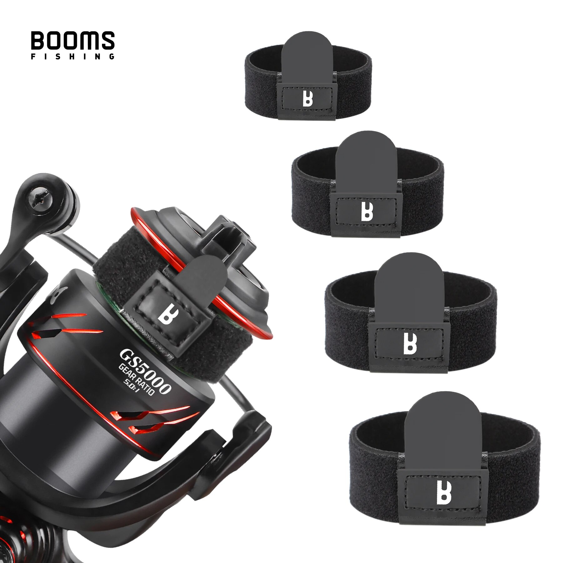 Fly Reel - Booms SB1ตกปลา4ชิ้นรอกสปินนิ่งปกป้องฝาครอบสายโพลีเอสเตอร์ถ้วยถ้วยอุปกรณ์เสริมรอกตกปลา