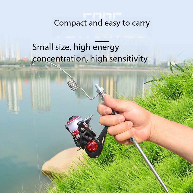 คันเบ็ดสปริงขนาดเล็กแบบพกพา คั - Ice Fishing Reel บทวิจารณ์และราคา