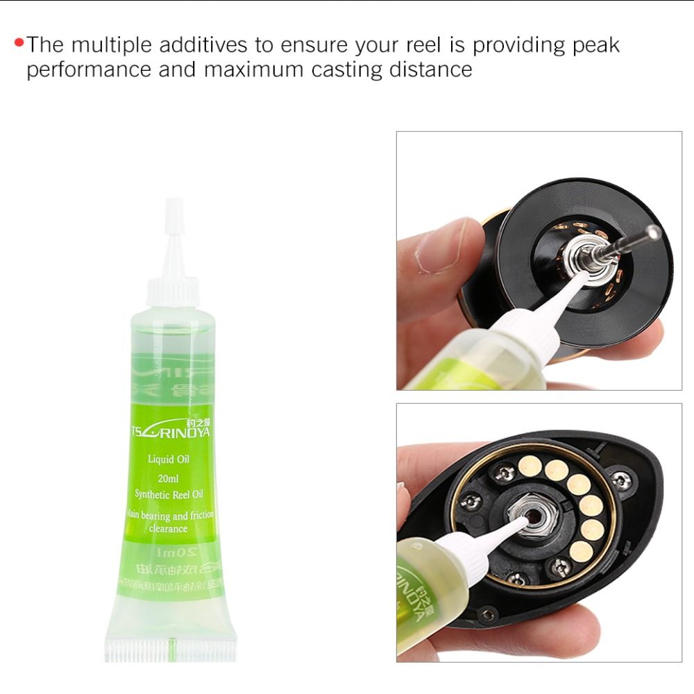 1 ชุด จาระบีสำหรับรอกตกปลาแบบห - Reel Lubricant บทวิจารณ์และราคา