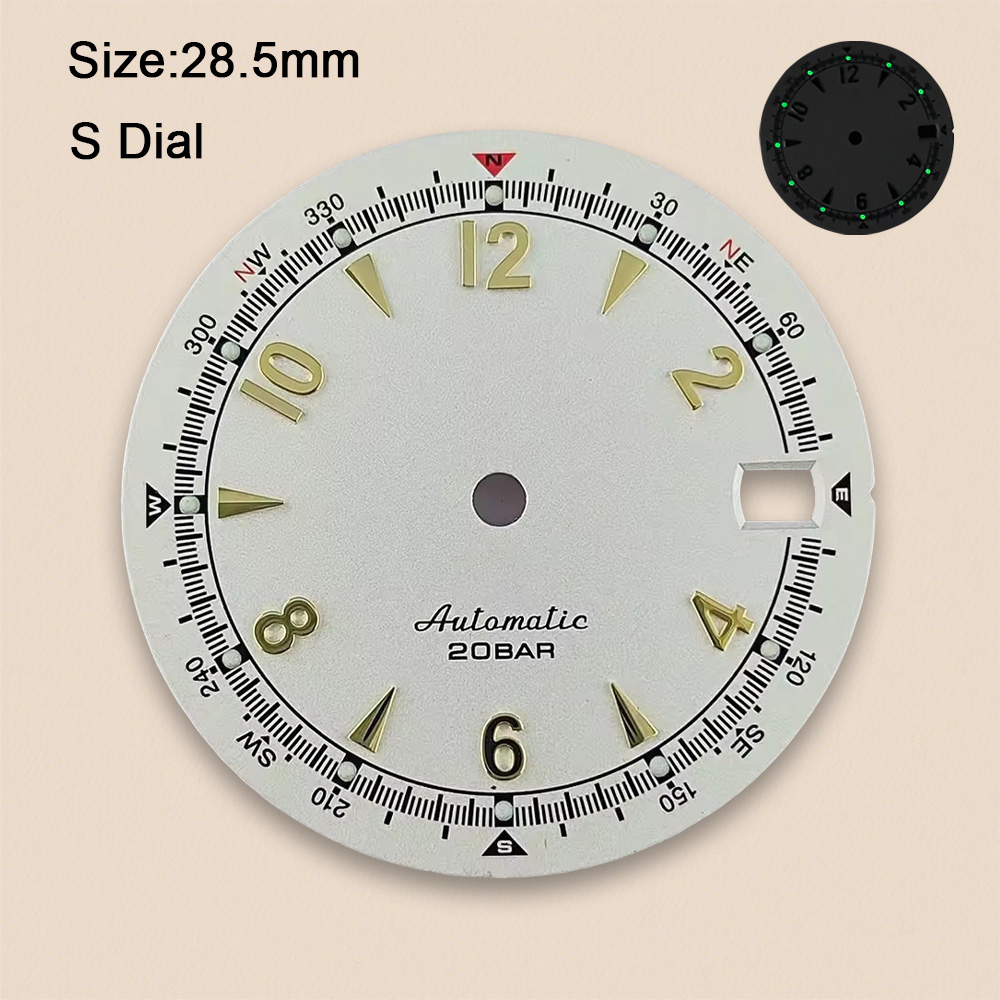 Nh35 Dial Sโลโก้ 28.5 มม.Retro - Reel Case บทวิจารณ์และราคา