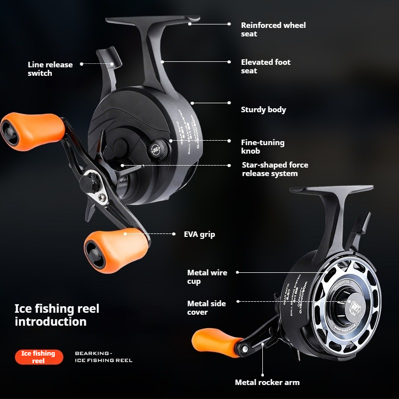 รอกตกปลาน้ำแข็งในฤดูหนาว รอกสป - Ice Fishing Reel บทวิจารณ์และราคา